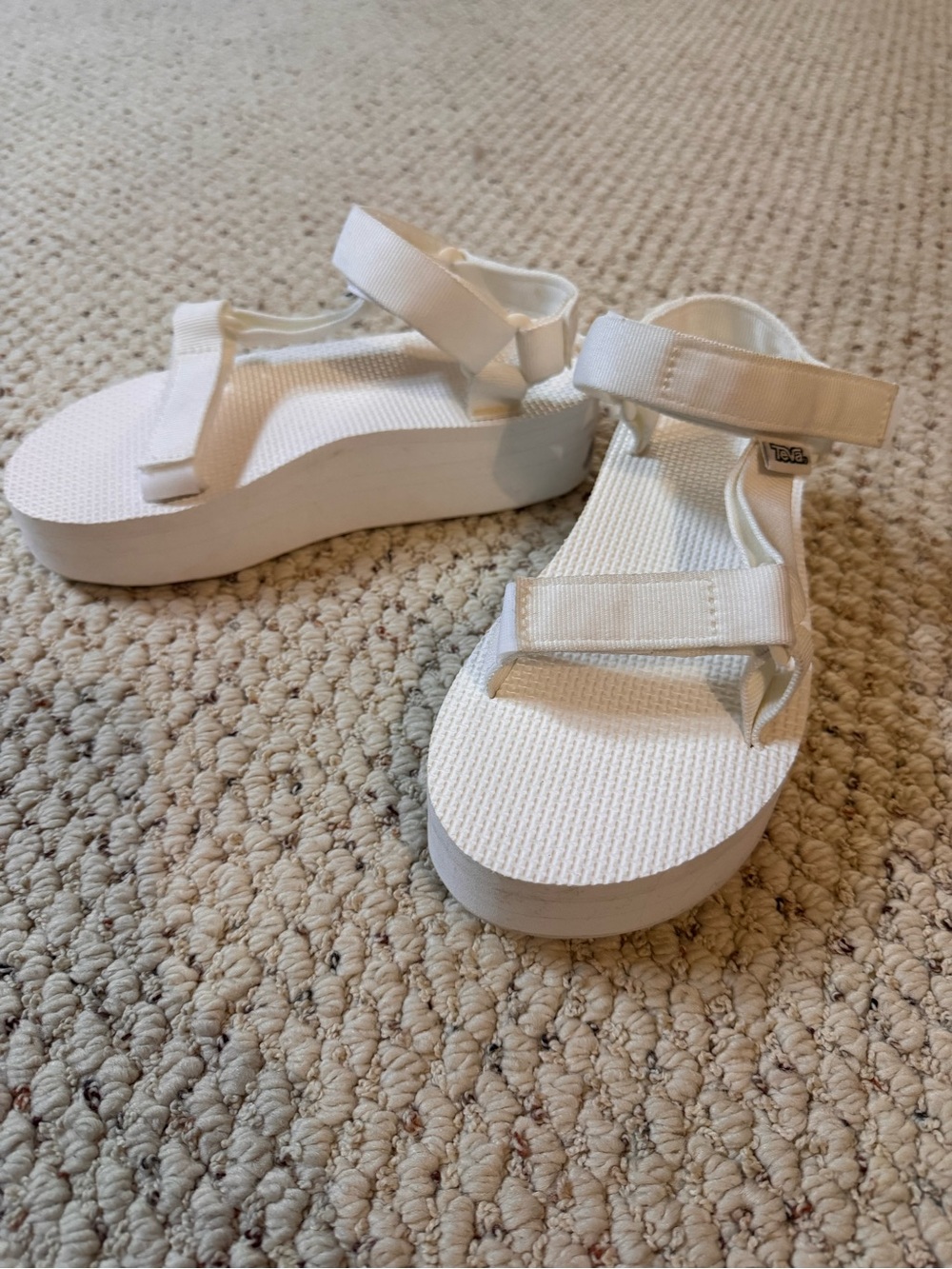 Teva Women’s Platform Sandal in White - Picture 6 of 9